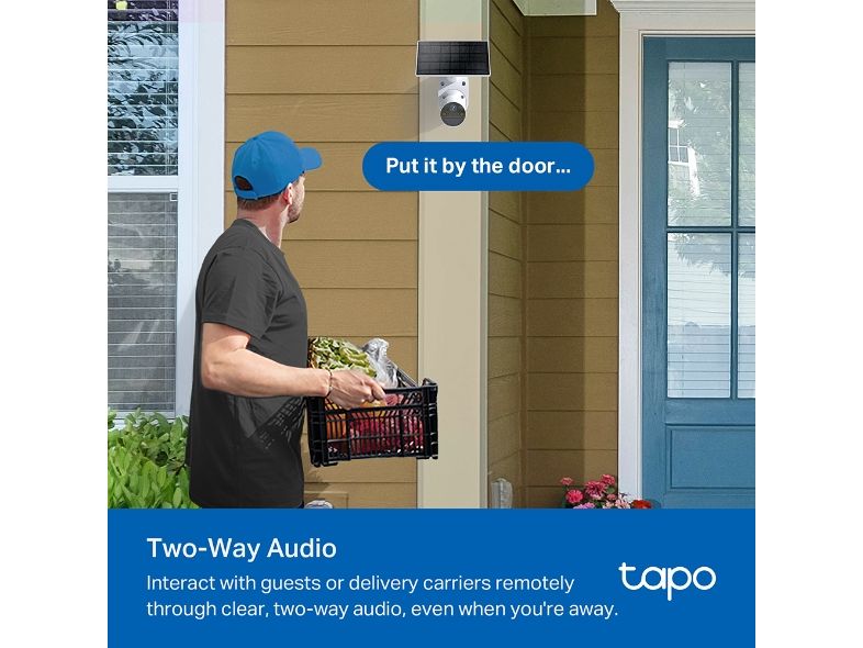 TP-Link Netzwerkkamera Tapo C410 inkl. Solarpanel Tapo A201 Solarbetriebenes Sicherheitskamera-Kit