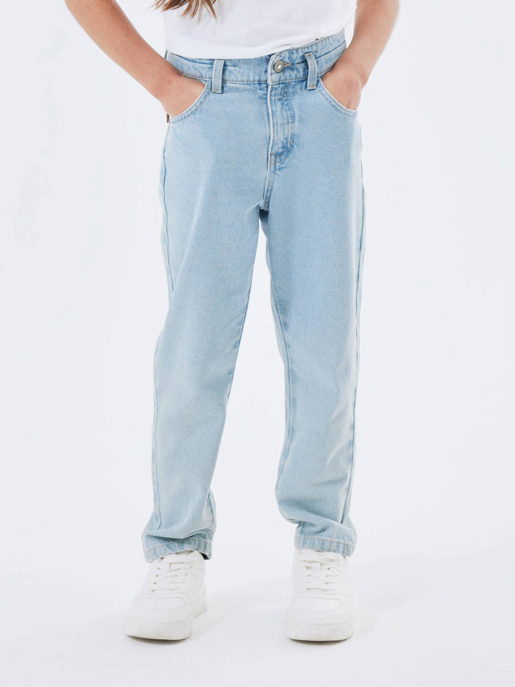 NAME IT mom jeans NKFBELLA light blue denim