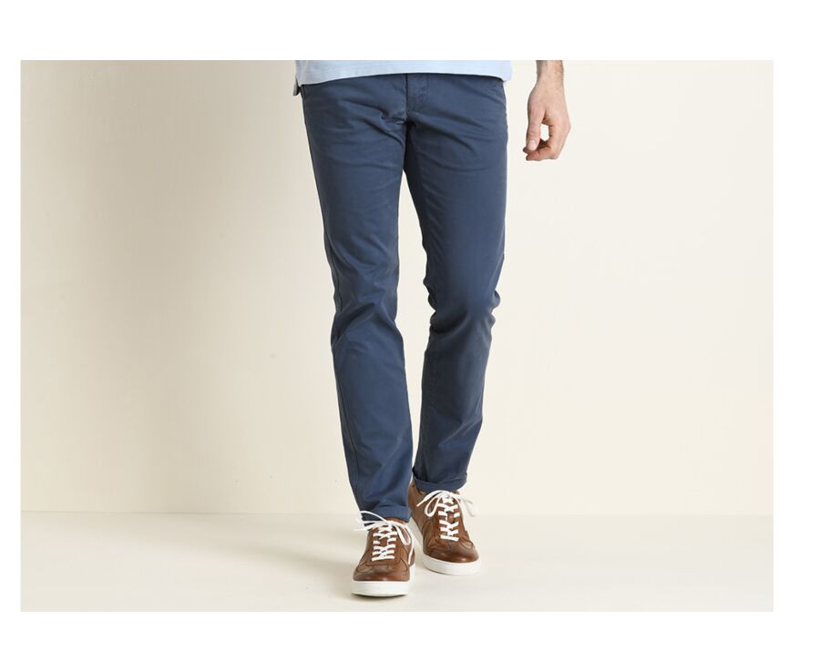 Pantalon chino homme Bleu Franc - KYRK
