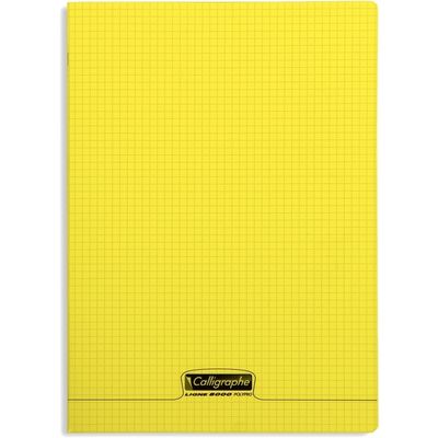 Calligraphe 8000 - Cahier polypro 24 x 32 cm - 48 pages - petits carreaux (5x5 mm) - disponible dans différentes couleurs