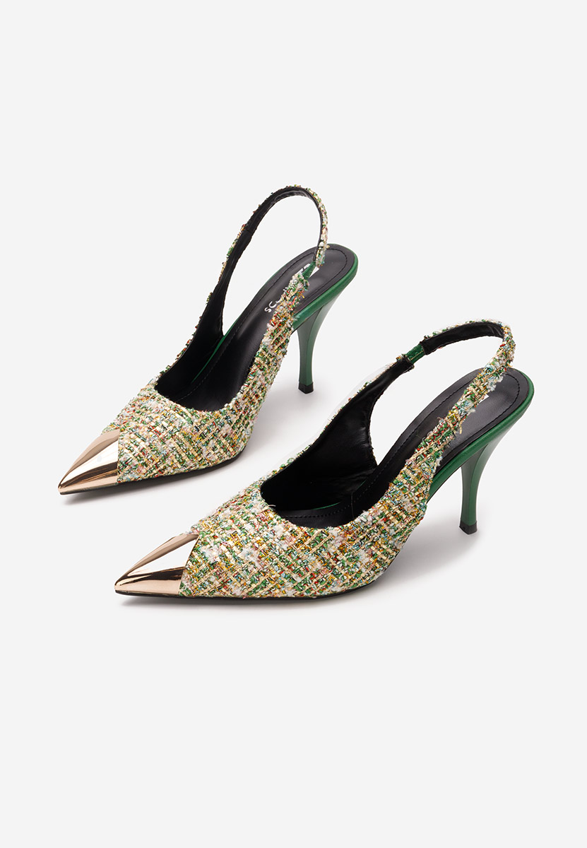 Chaussures élégantes femme vert Sagria