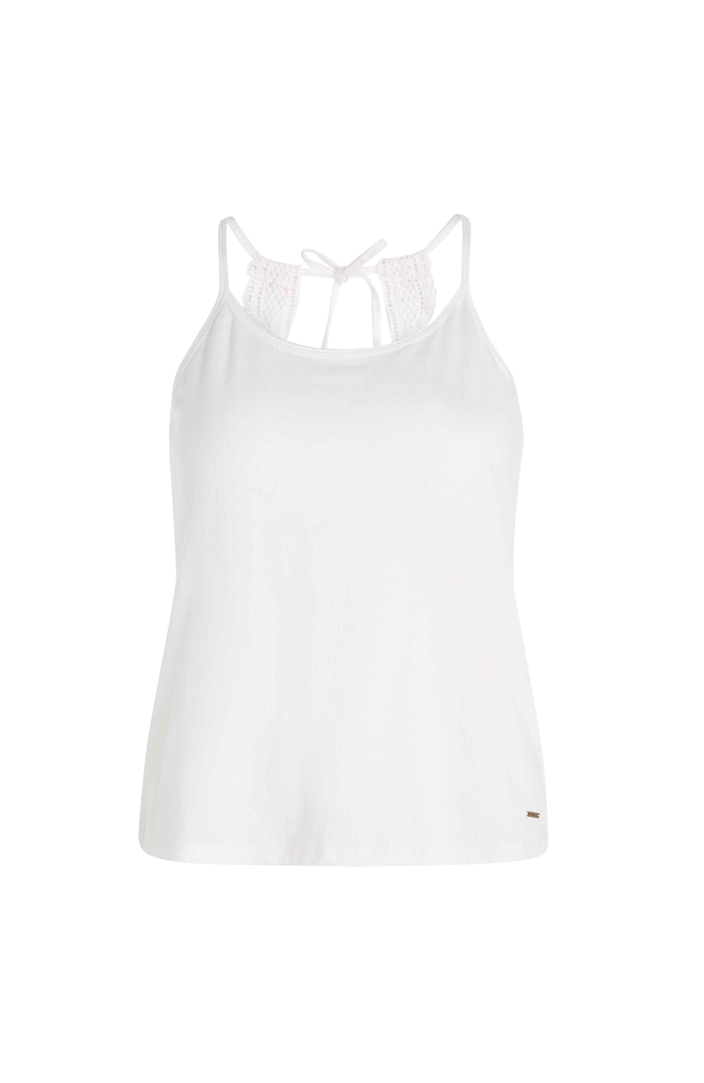Essentials Ava tanktop met kant O`Neill Wit