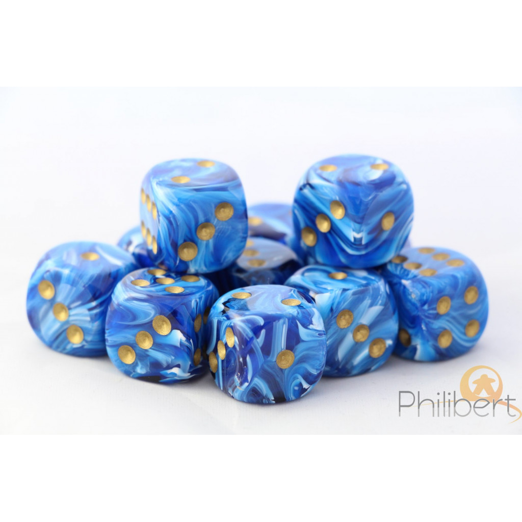 Set de 12 Dés 6 Faces Chessex : Vortex
