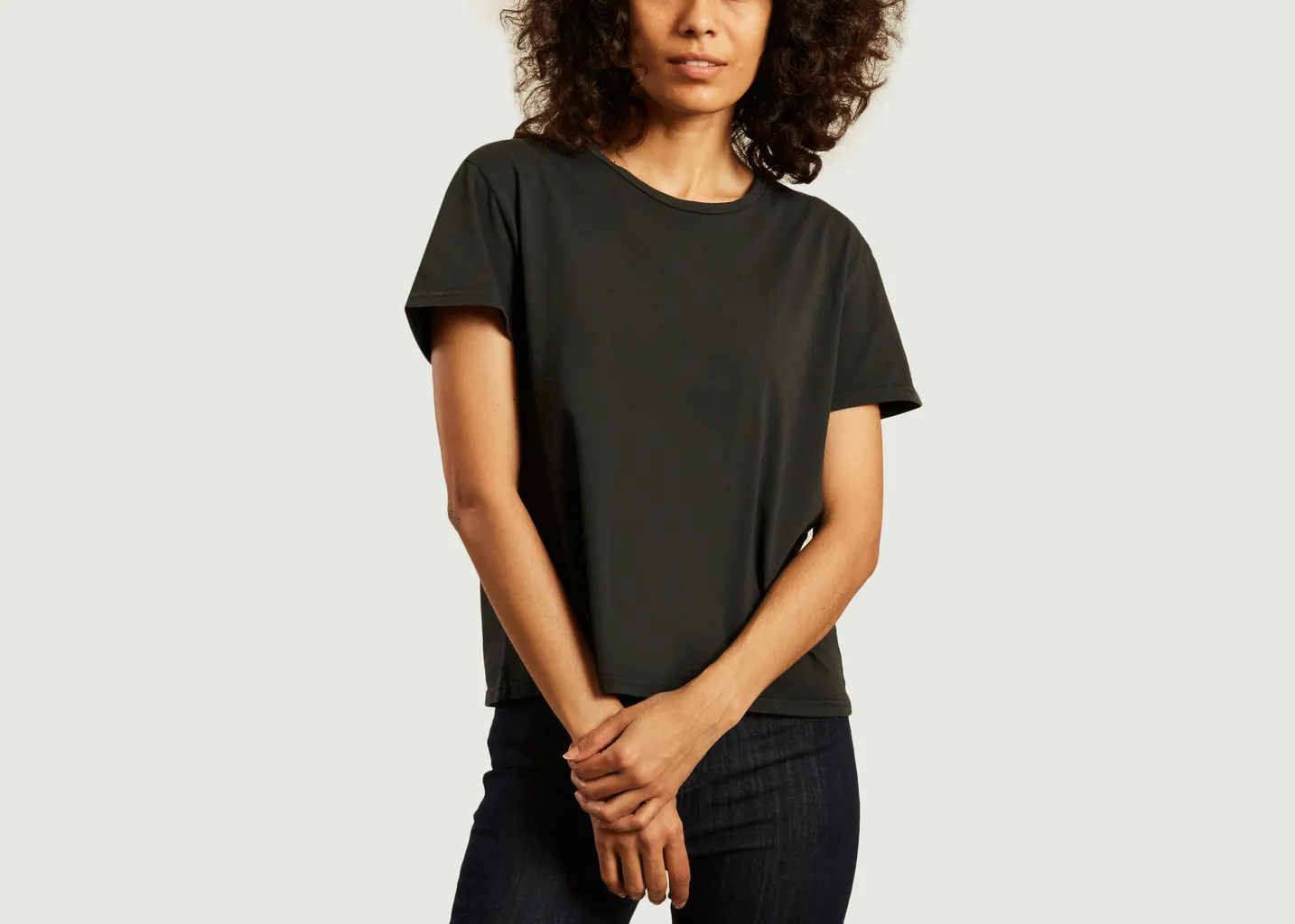 T-shirt cropped Lisa Nudie Jeans