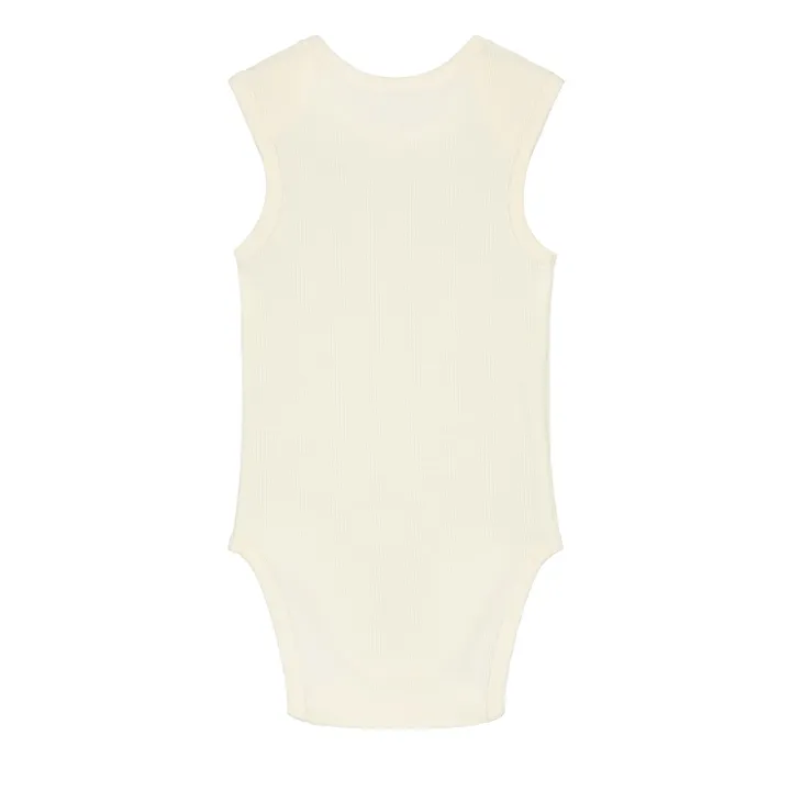 Gray Label Body Sans Manche Coton Bio | Blanc cassé