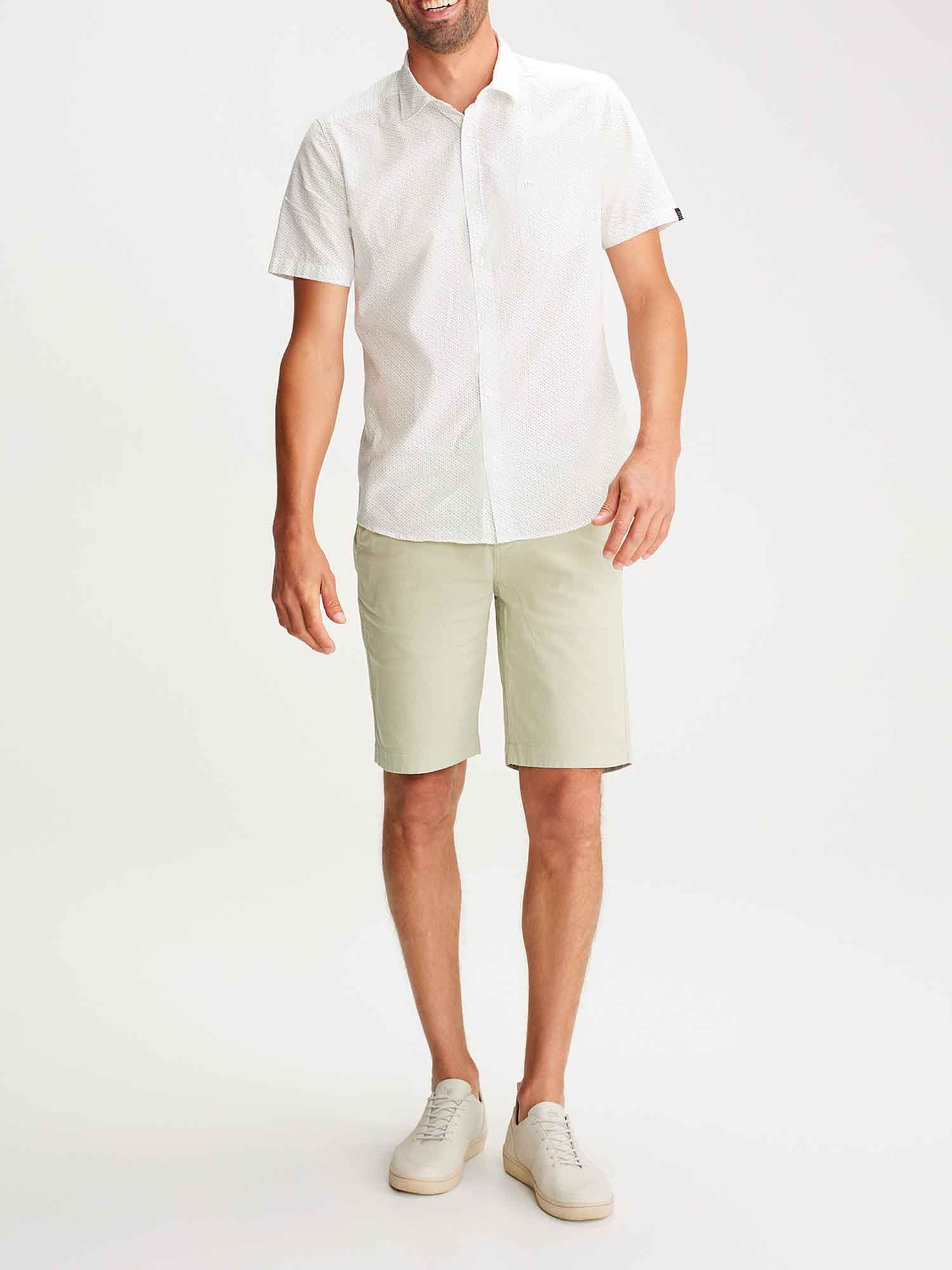 Chemise Homme Manches Courtes Blanc