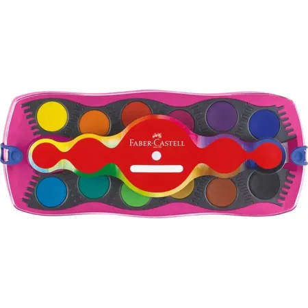 Faber-Castell Farbkasten Connector 12 Farben Einhorn