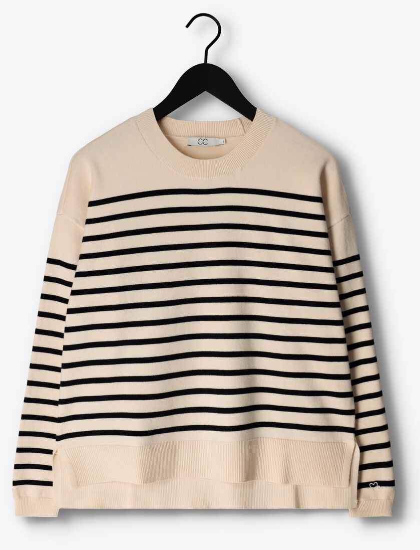 CC HEART zand cc heart trui cc heart collings comfy stripe knit blouse