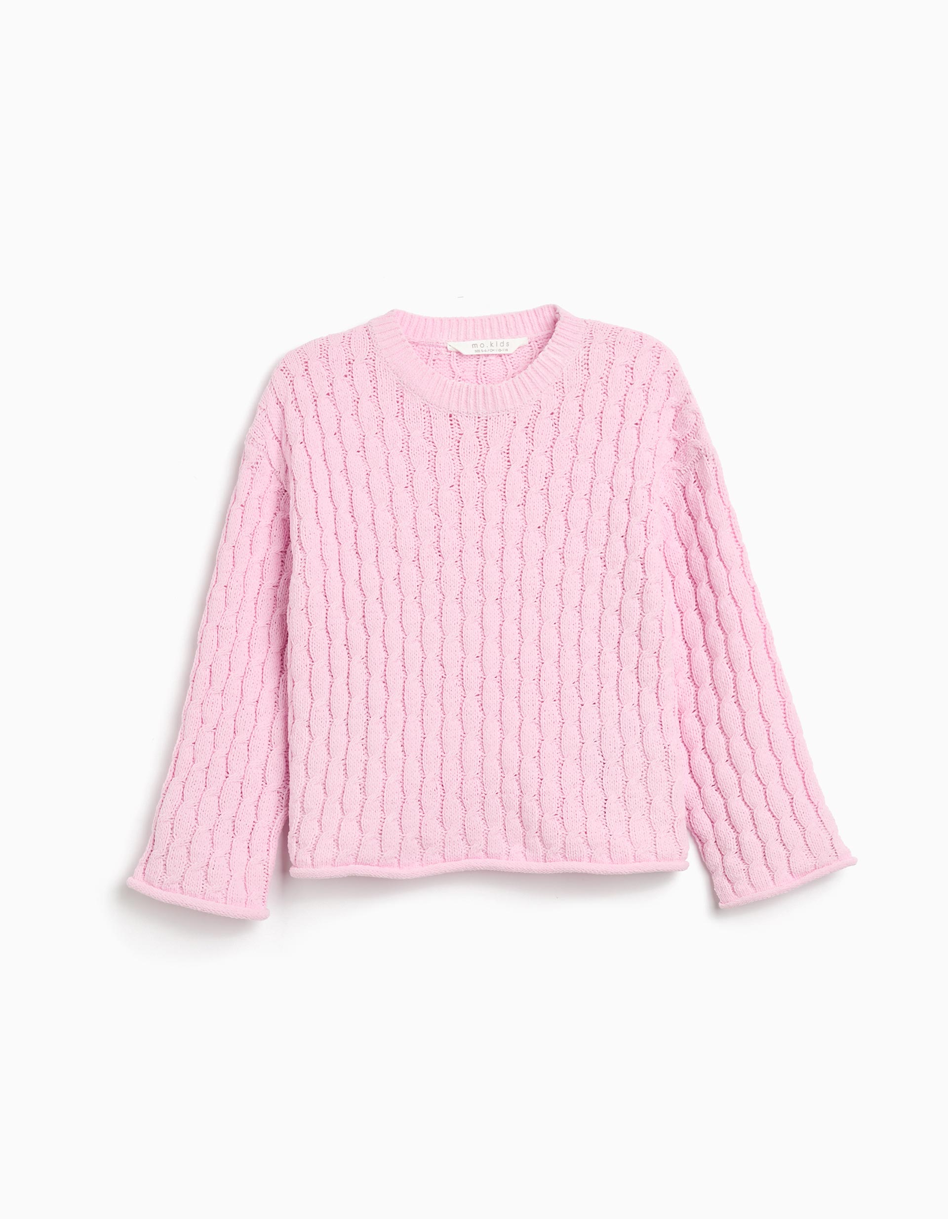 Camisola de Malha, Menina, Rosa Claro