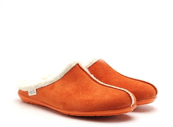 La maison de l espadrille chaussons femme 9009 6 orange