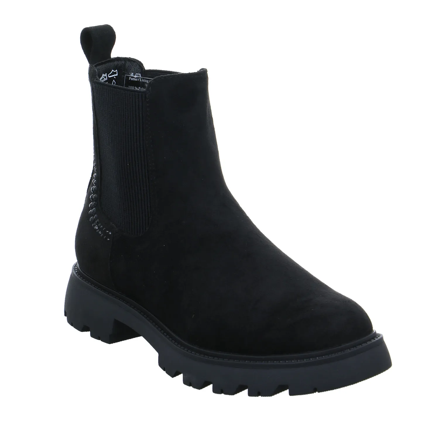 BAGATT Boot Schwarz Lederimitat