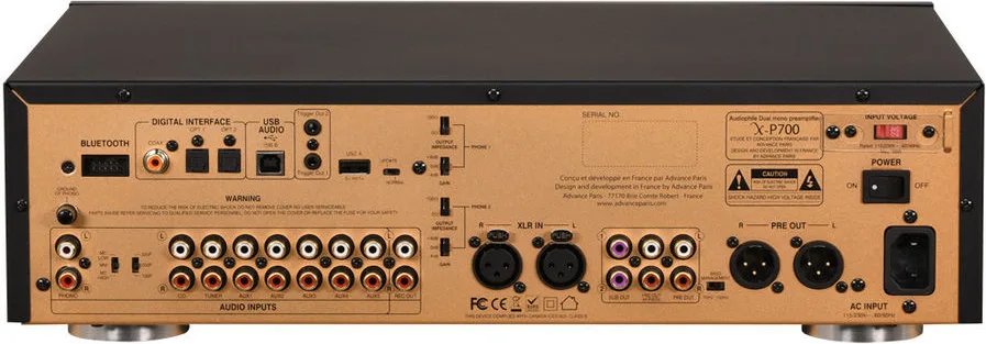 Advance Paris X-P700 Préamplis hi-fi