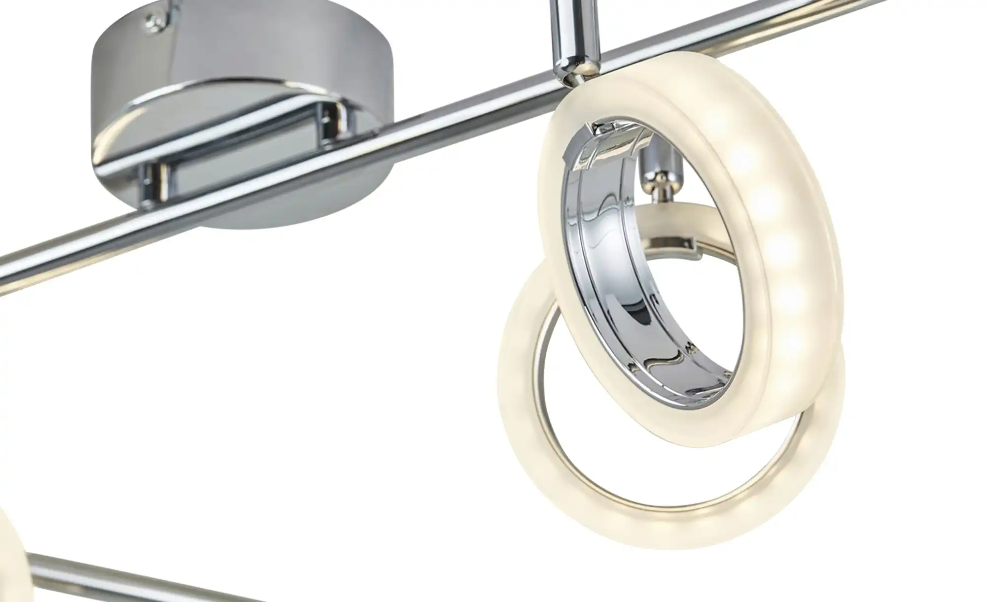 KHG LED-Deckenstrahler, 6-flammig mit Acrylringen