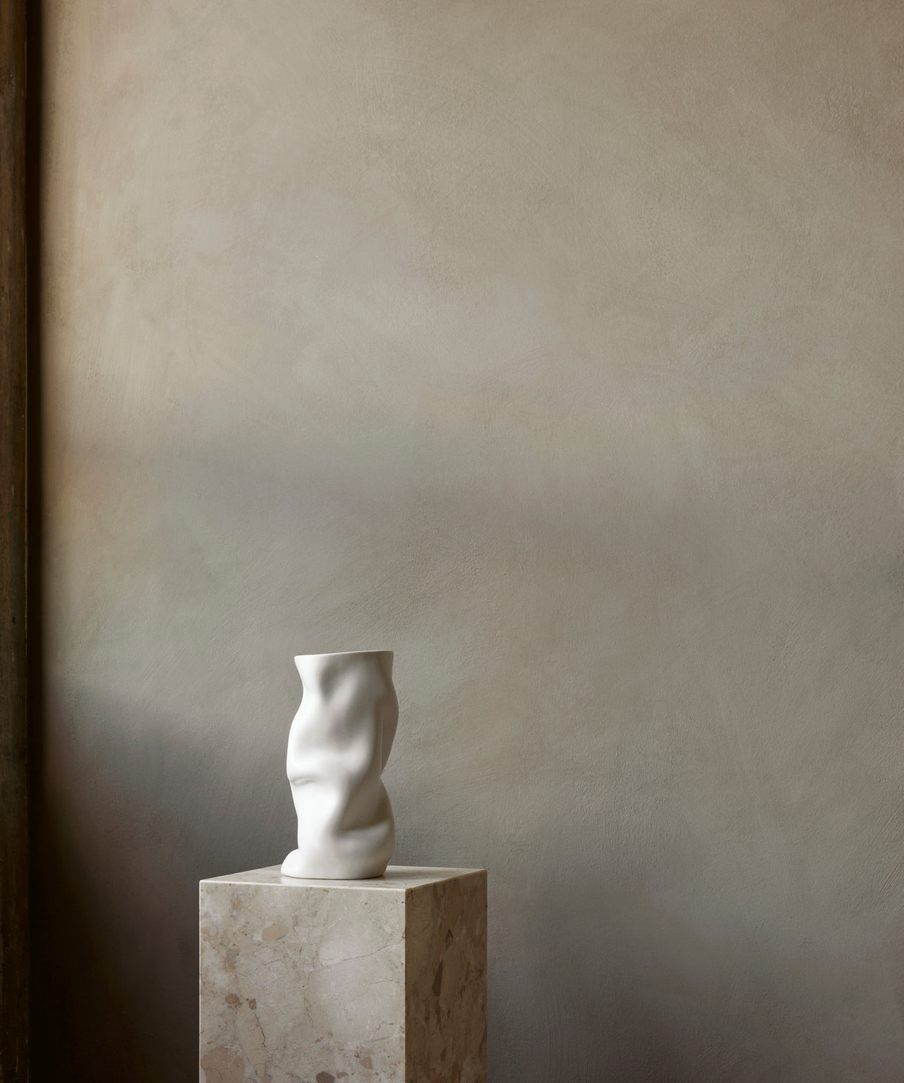 Audo Copenhagen  Collapse vase, hvid - H30