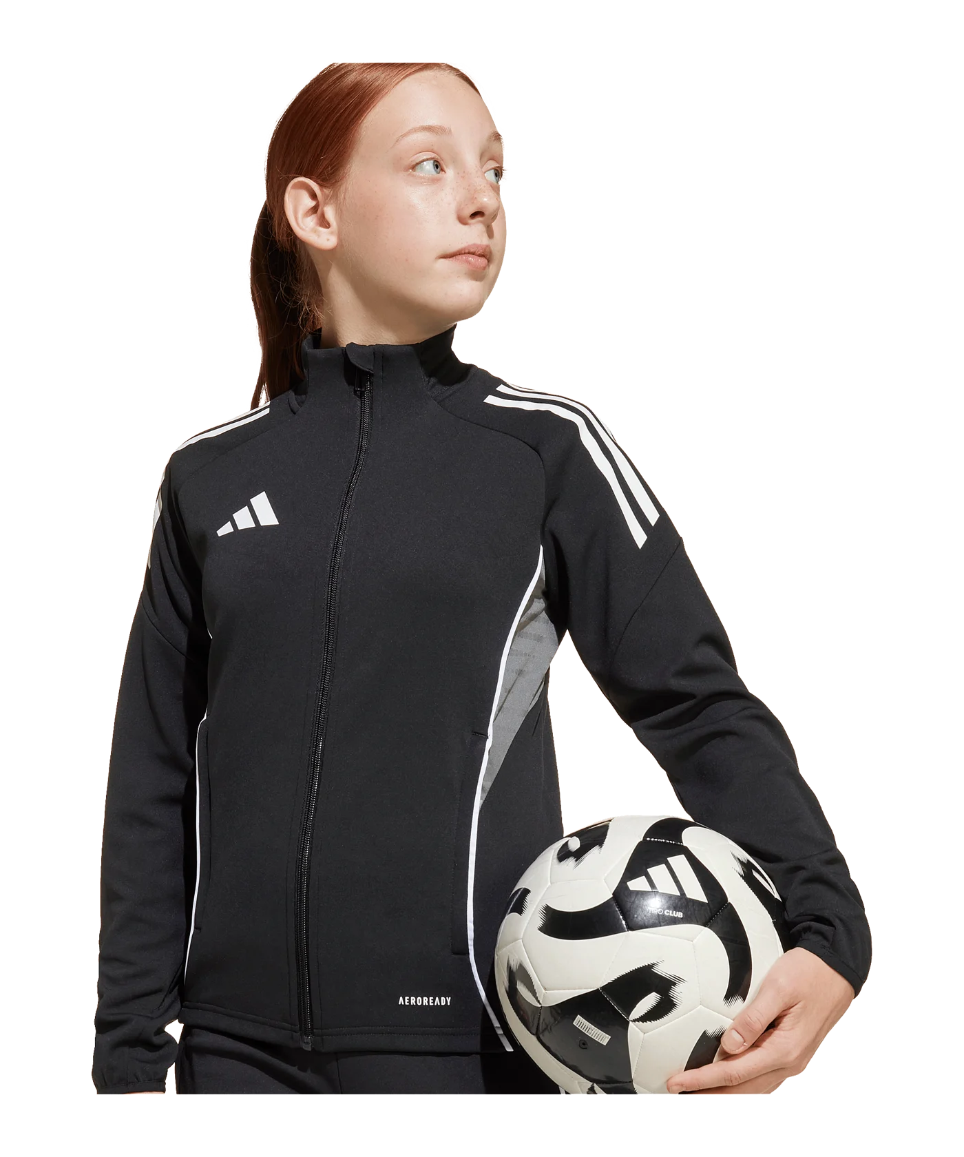 adidas Tiro 25 Competition Trainingsjacke Kids Schwarz