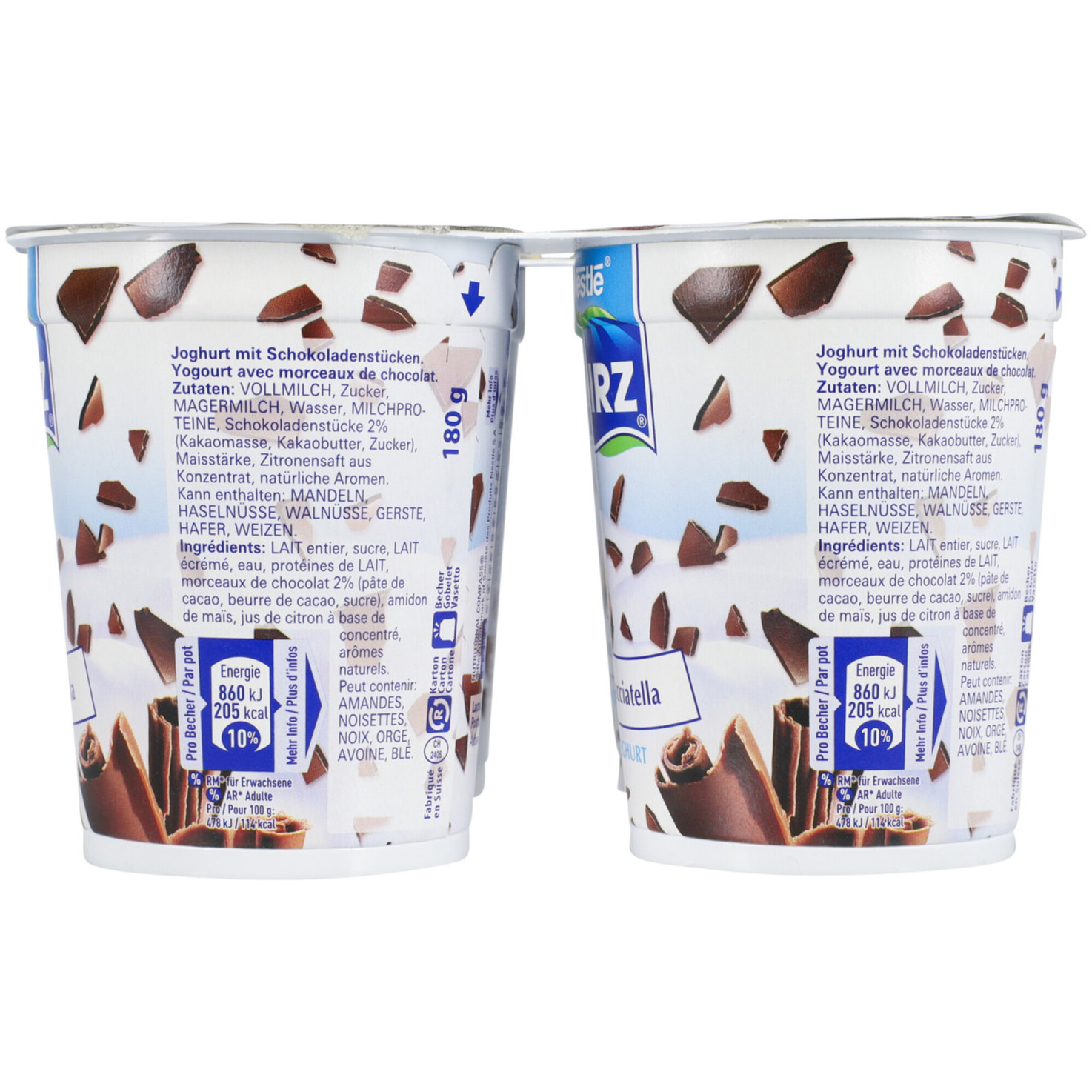 Hirz Joghurt Stracciatella 4x180g