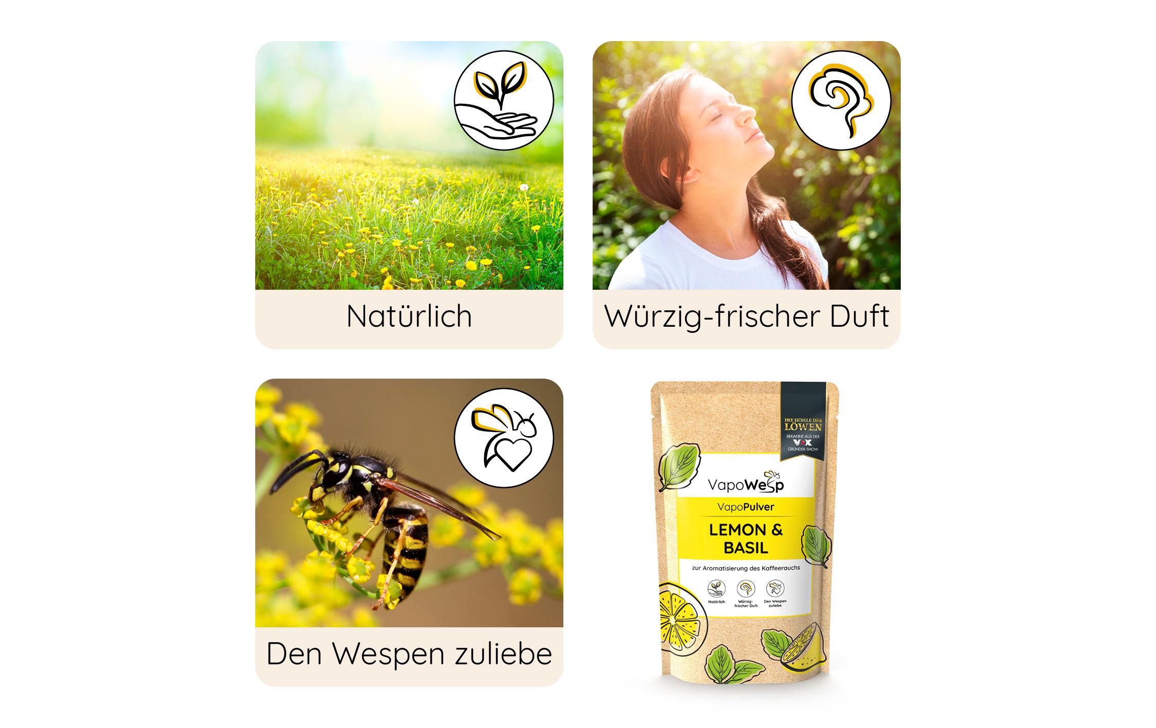 Ersatzkräuter Zitrone & Basilikum, 100 gAromakräuter- Nachfüllpackung für die Räucherbox