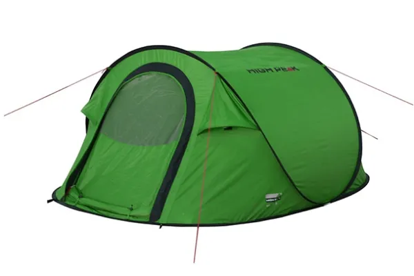 High Peak Vision 3, Camping, Tunneltelt, 2,3 kg, Grøn