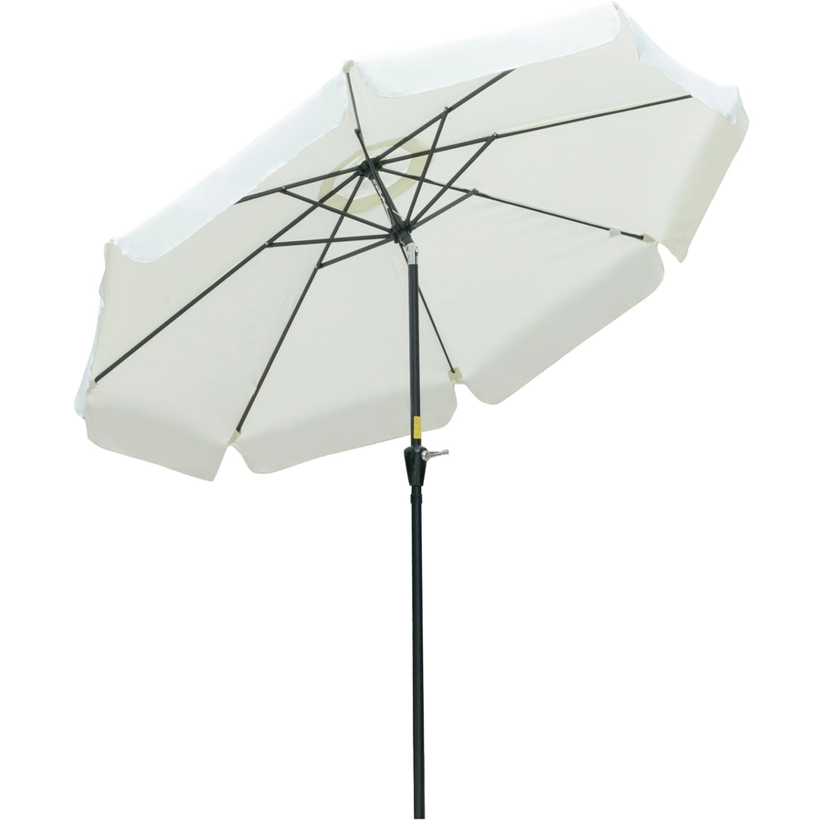 Outsunny Sonnenschirm mit Entlüftung beige