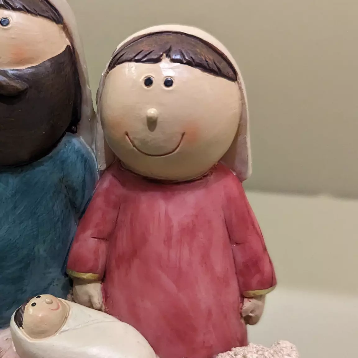 Les 5 petits santons (Hauteur 11 cm) de Ronnie