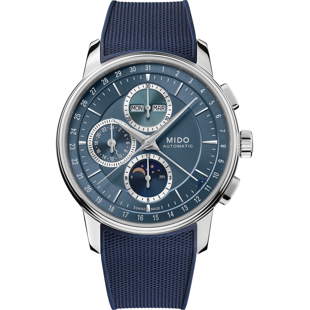 Mido Baroncelli III Automatik Chronograph Moonphase