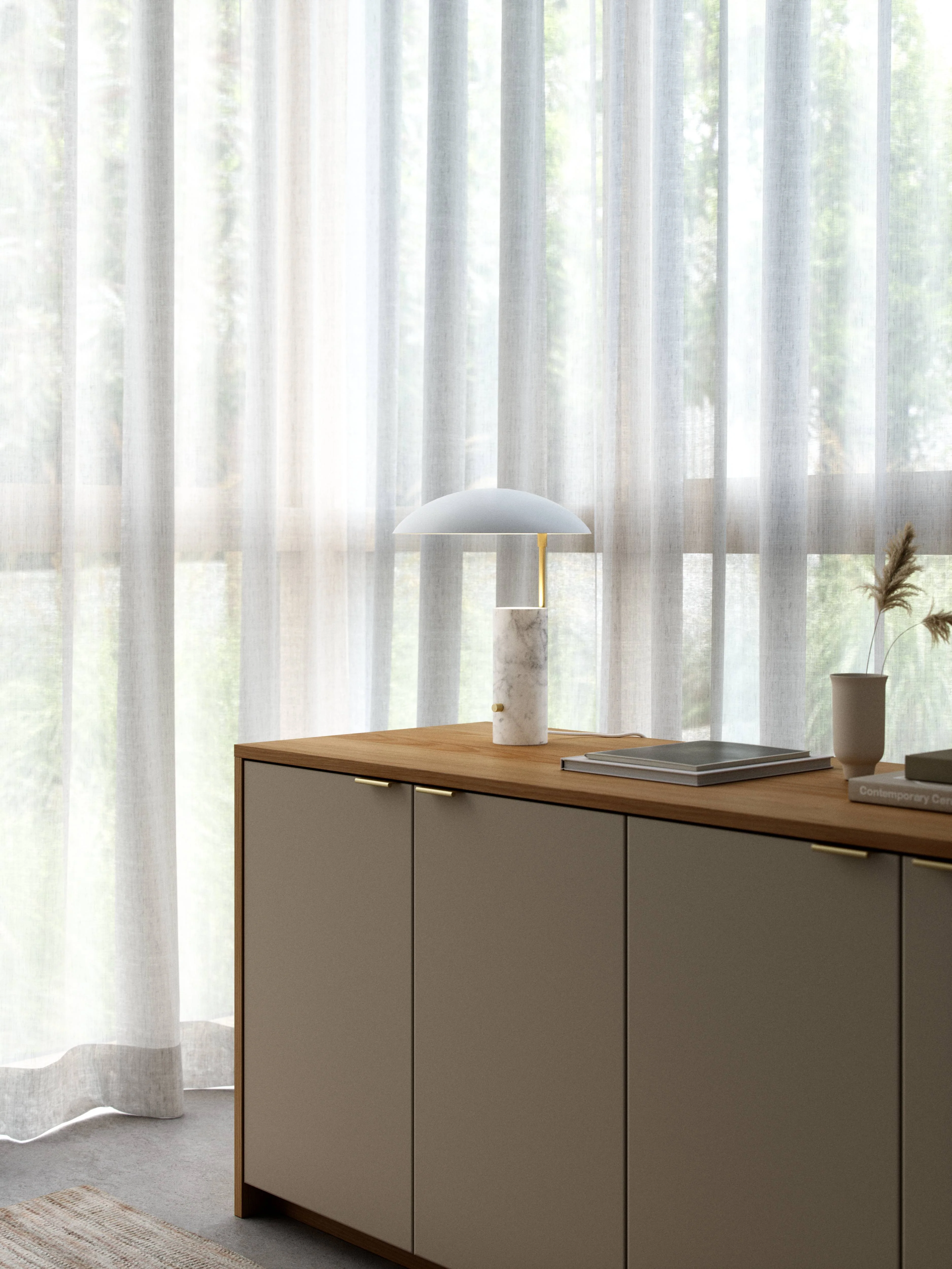 Design For The People  Mademoiselles bordlampe - hvid