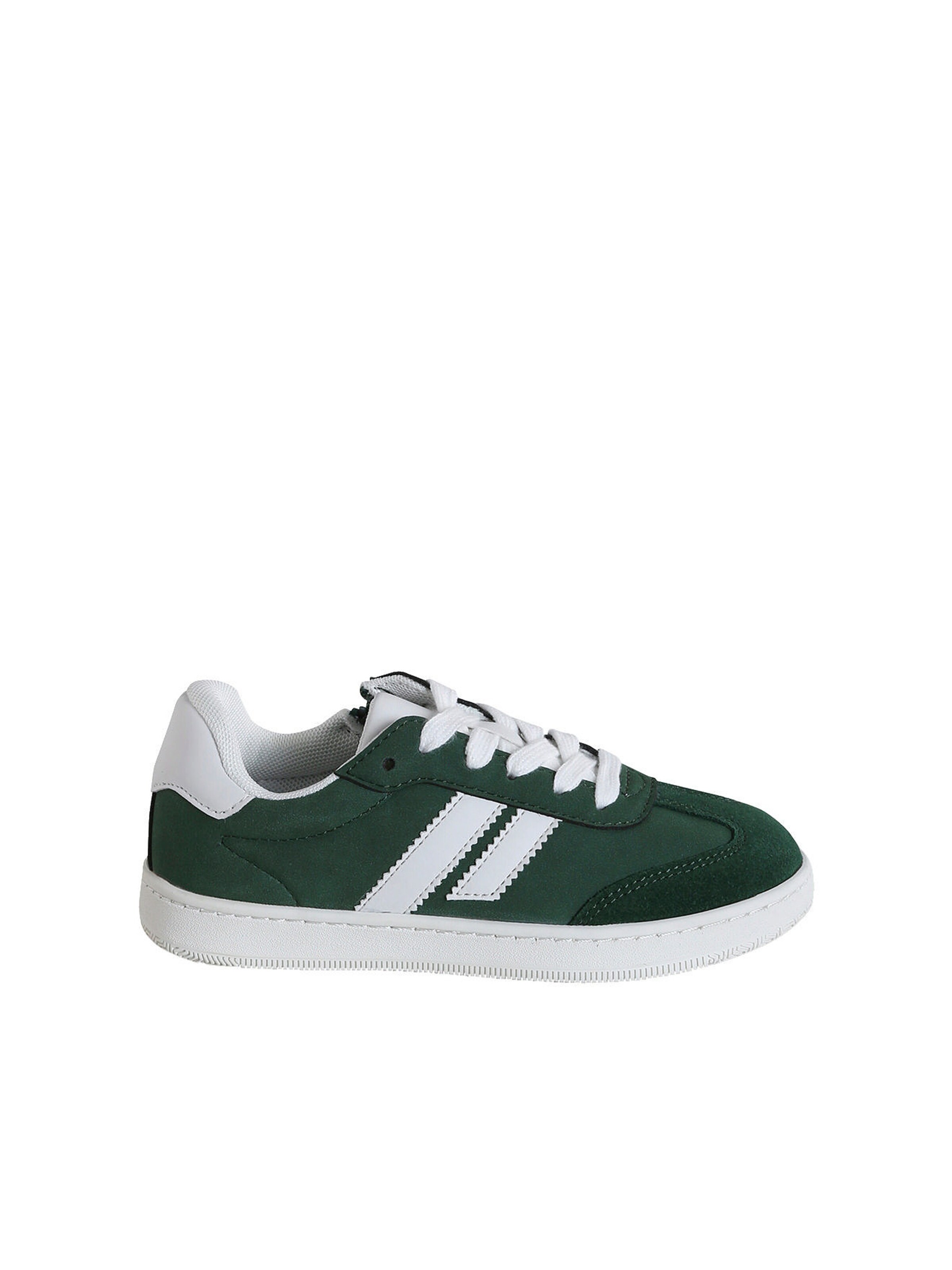 Vertbaudet Zweifarbige Kinder Sneakers mit Reißverschluss grün