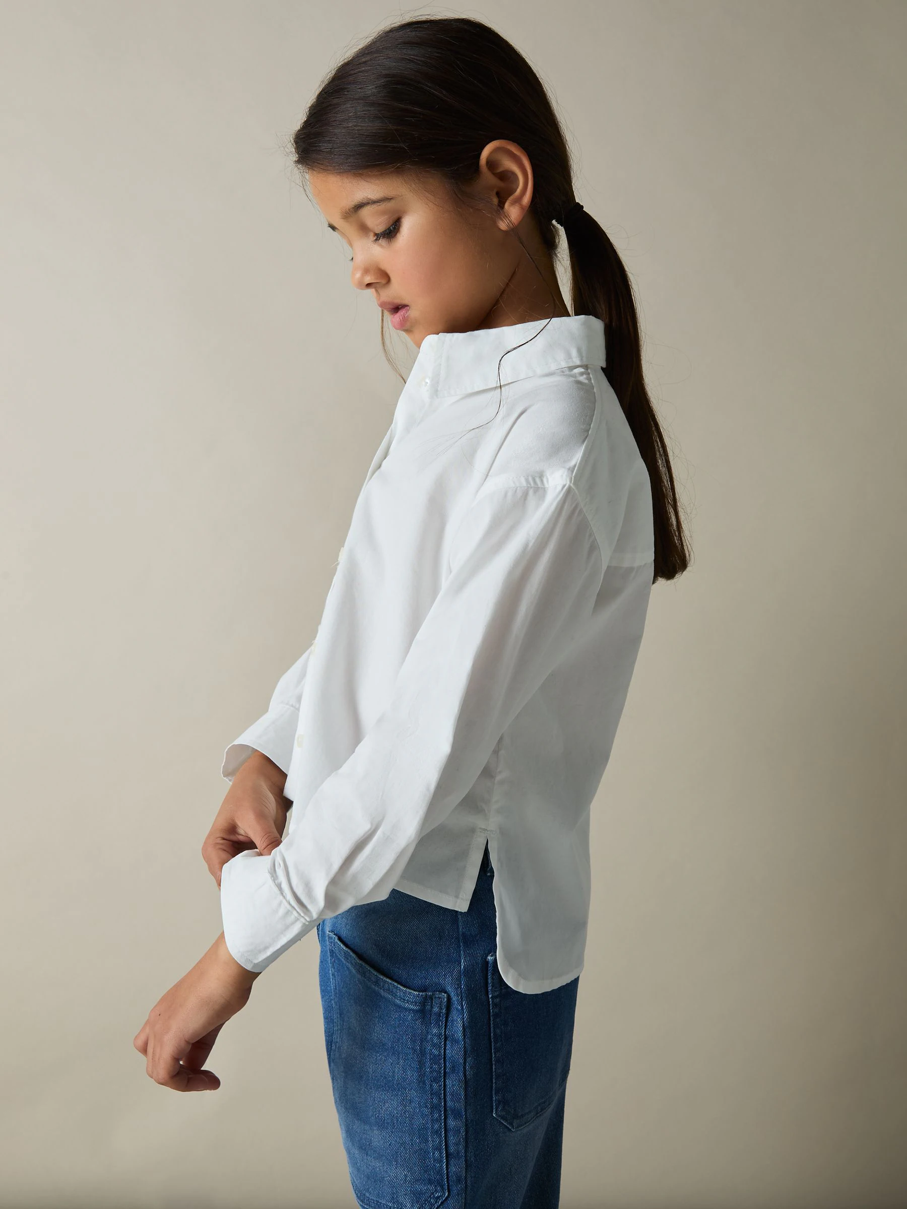 Reiss Kiari Cotton-Poplin Button-Down Shirt