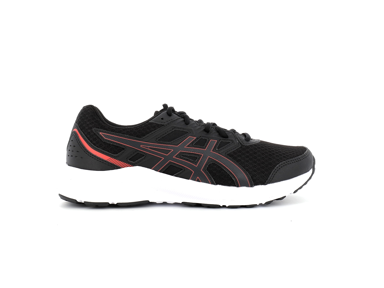 Asics-1011B034 Matières combinées Noir Rouge