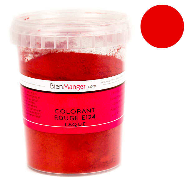Colorant alimentaire rouge E124 - Poudre liposoluble