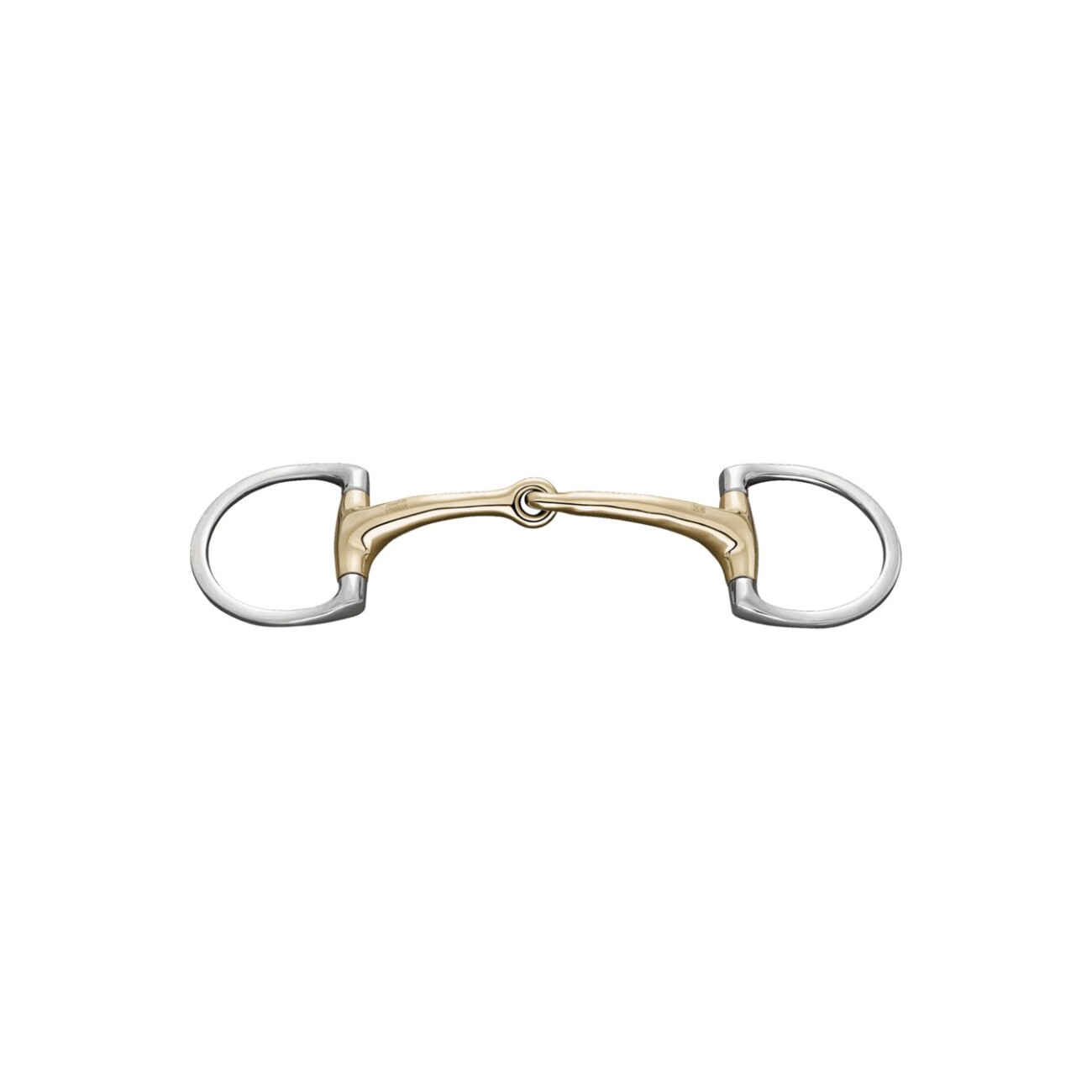 Sprenger Olivenkopfgebiss Dynamic RS mit D-förmigem Ring 16 mm einfach gebrochen 13,5 cm