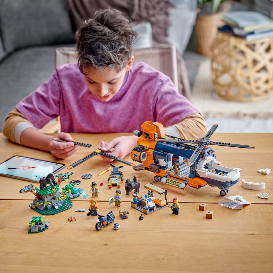LEGO City - Jungleeventyr – helikopter og ekspeditionsbase (60437)