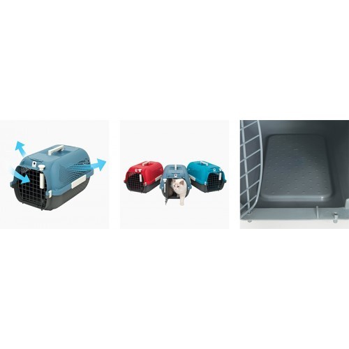 Transportadora para animais de estimação para todos os terrenos, cinza