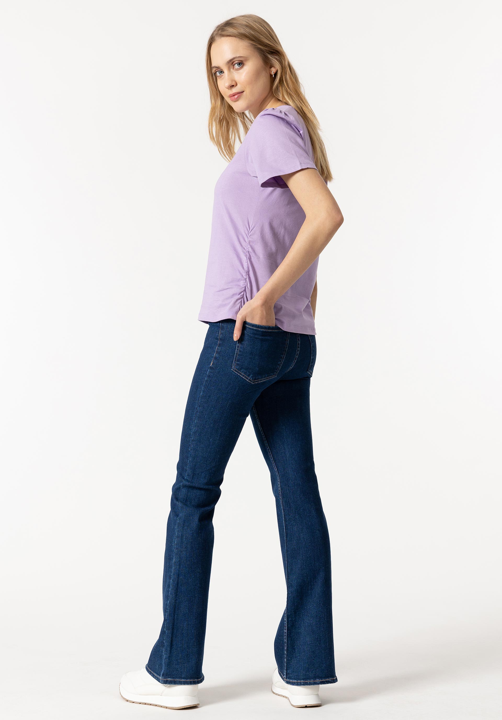 Jeans Zoe Flare de Cintura Alta