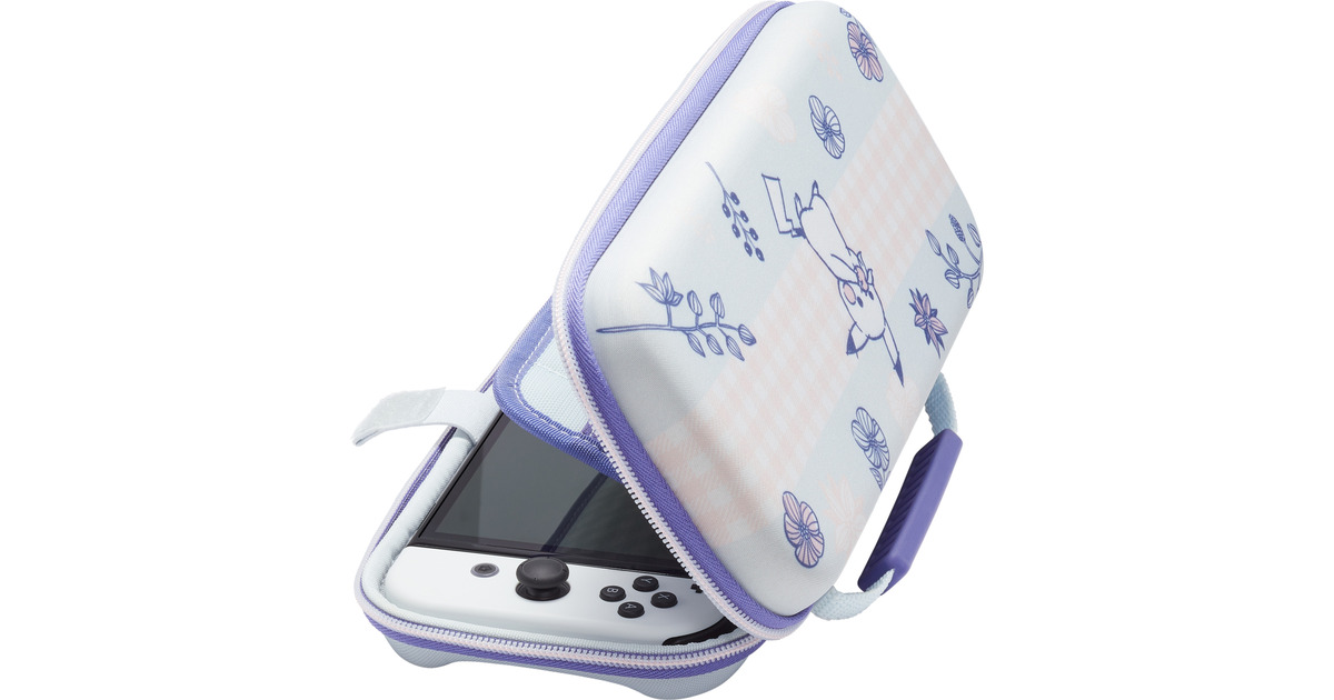PowerAProtection Case for Nintendo Switch - Pikachu Garden tas  (Wit/blauw, Nintendo Switch - OLED Model, Nintendo Switch of Nintendo Switch Lite)