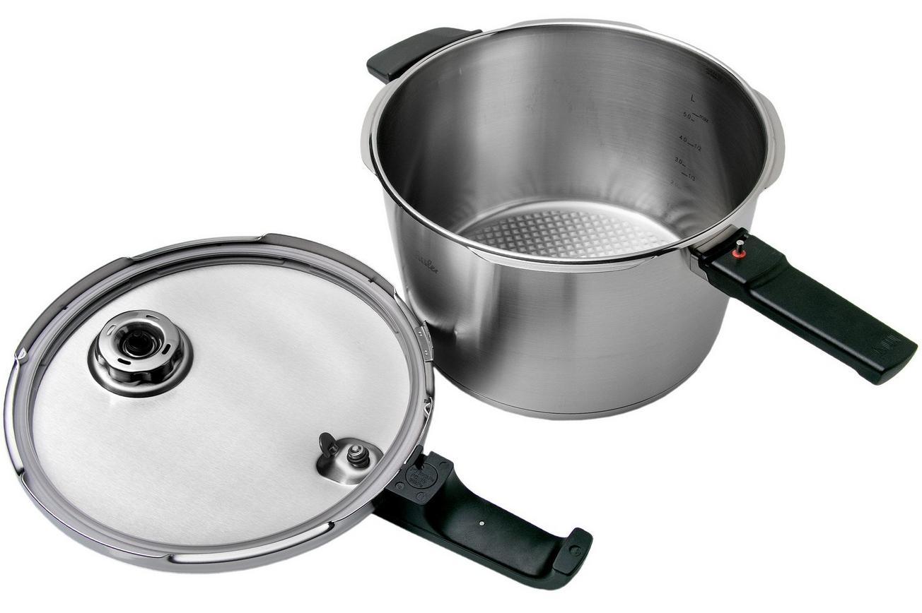 Fissler Vitavit Premium 622-812-08-070 snelkookpan 26 cm, 8,0L met stoominzet