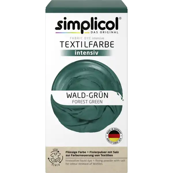 Textilfarbe Intensiv Wald-Grün