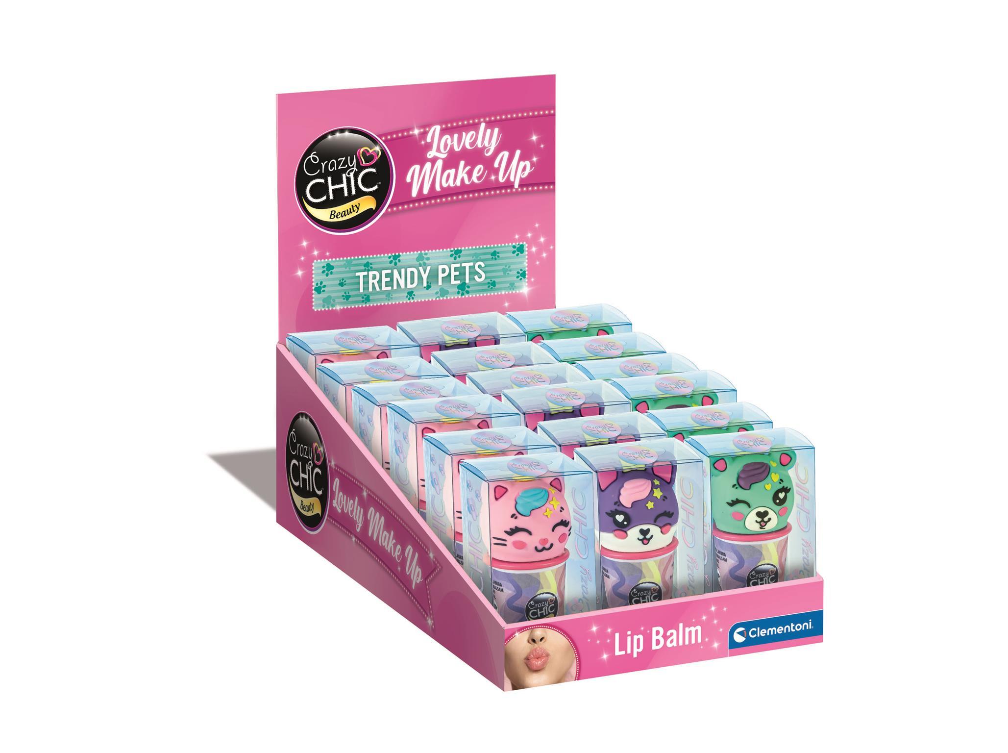 LIP BALM TRENDY PETS CRAZY CHIC MODELOS SORTIDOS