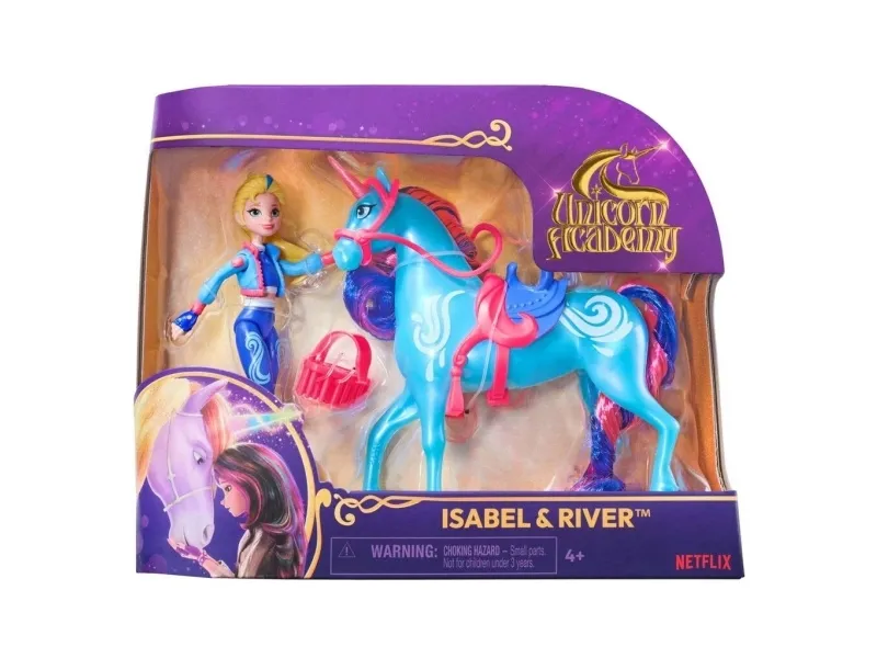 Unicorn Academy Doll & Unicorn - Isabel & River