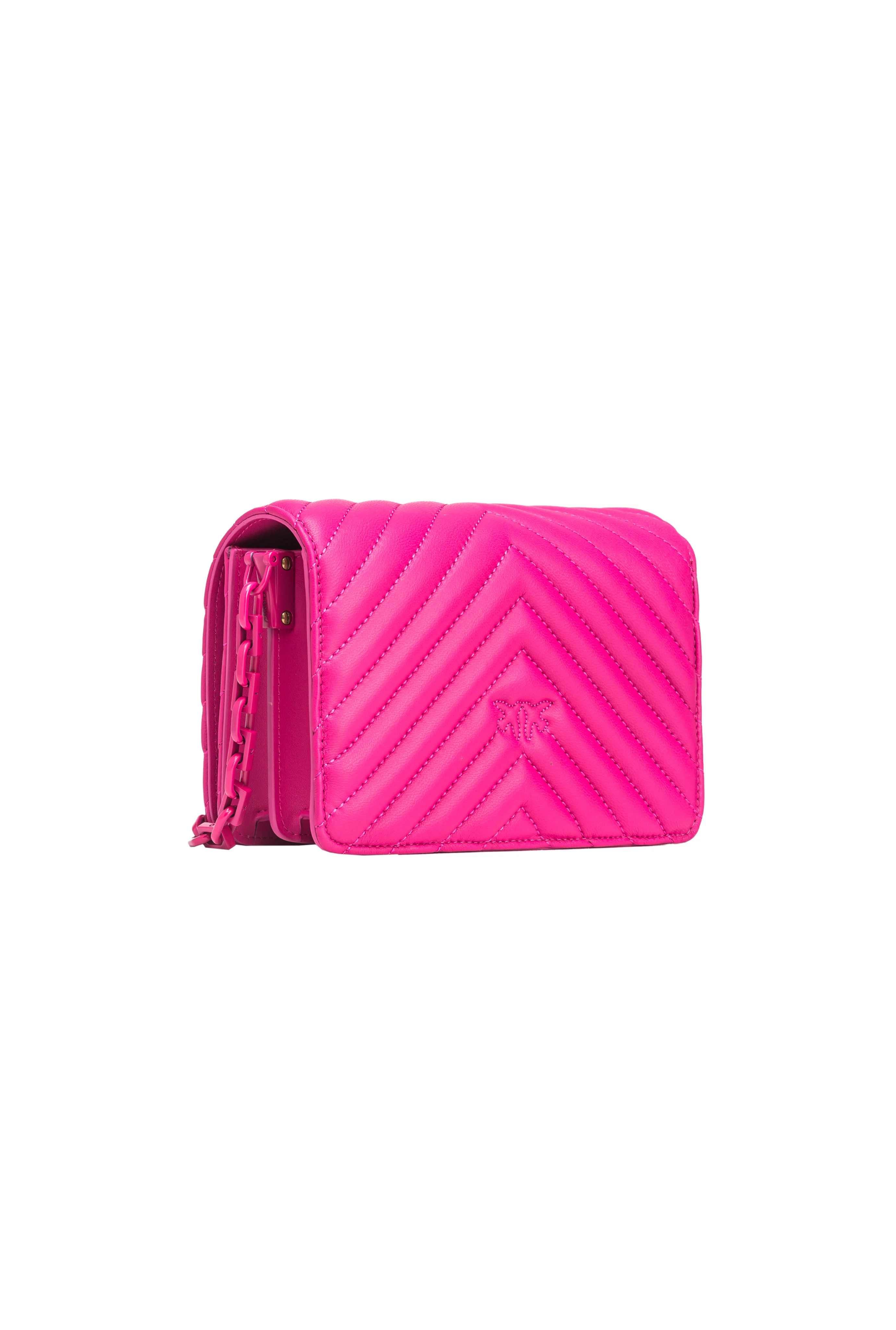 Mini love bag click color block | Rose