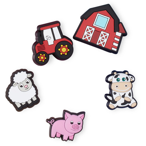 Crocs - JIBBITZ CUTESY FARM ANIMAL 5 PACK - Multicolore