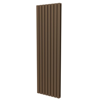 Haceka designradiator Thalia roest structuur 1585 Watt 184x54 cm