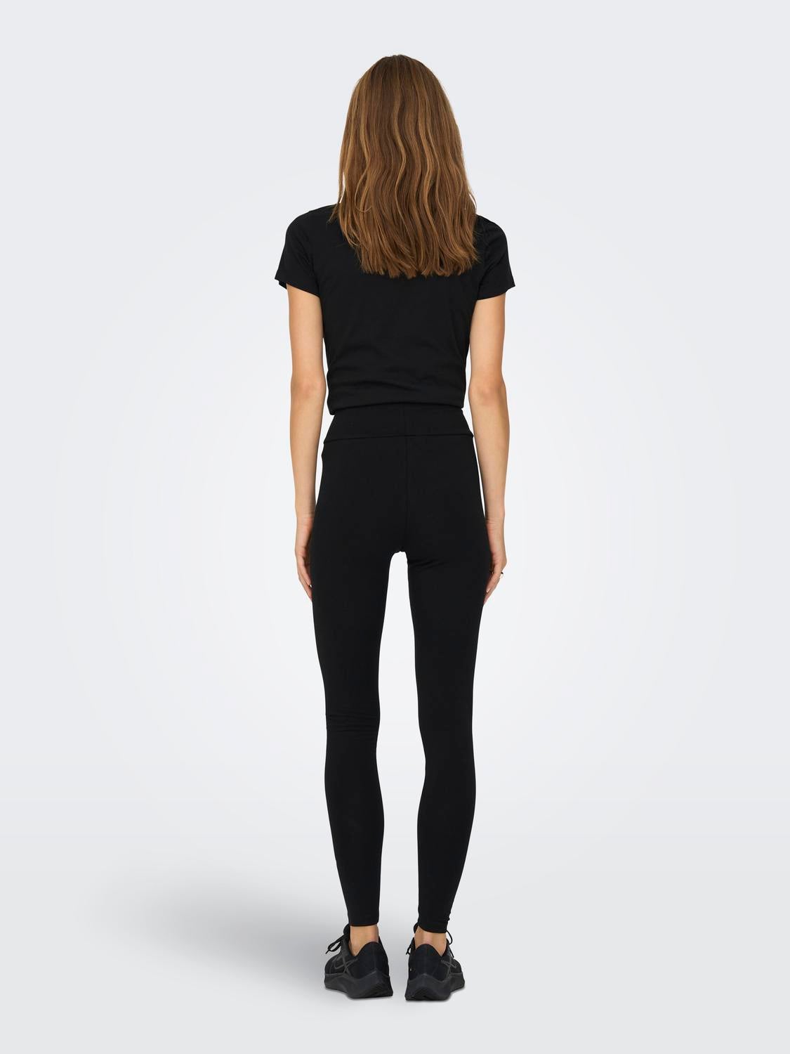 ONPSTRONG Hohe Taille Slim Fit Leggings Black
