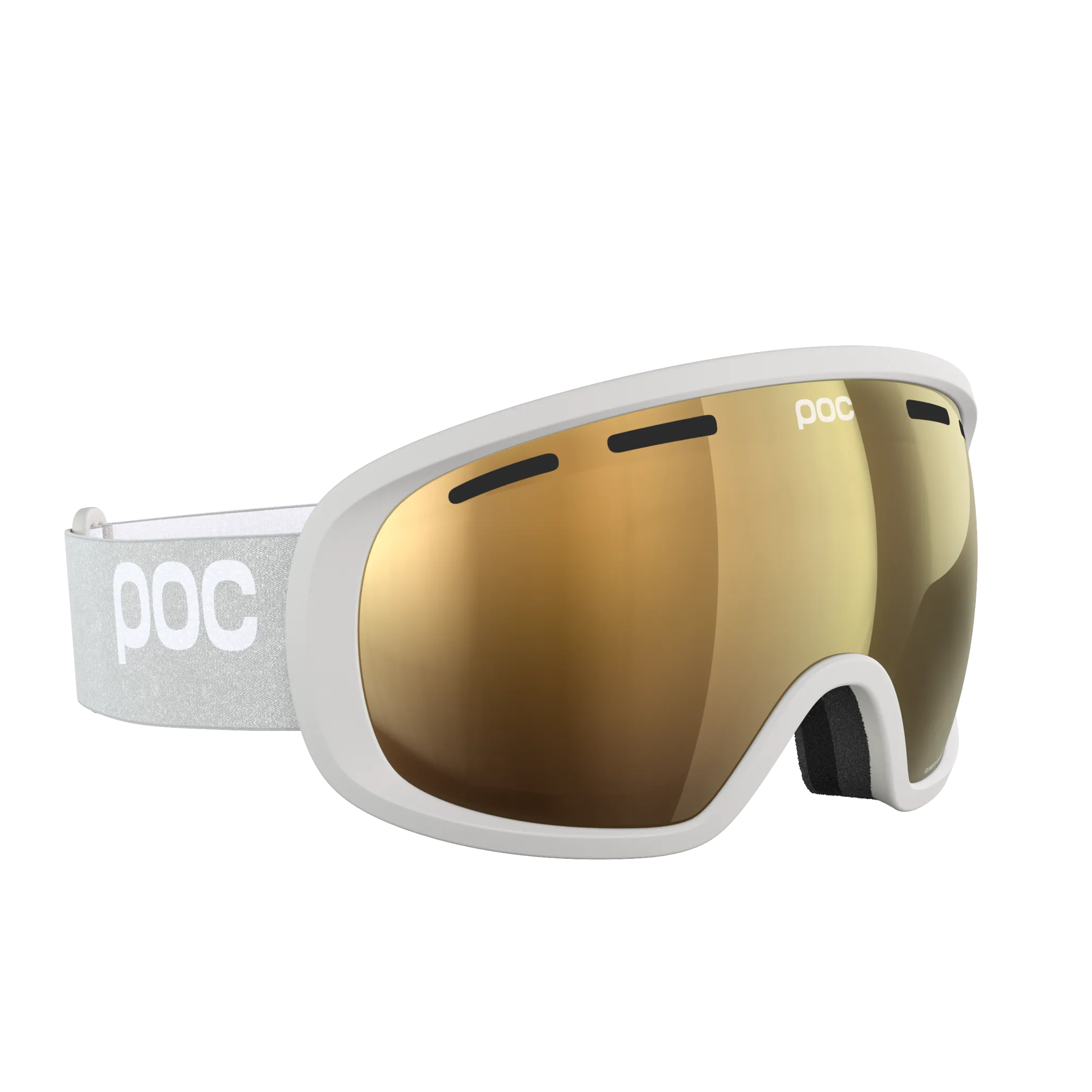 POC Fovea Clarity Pow Jj Mineral Grey/partly Sunny Orange