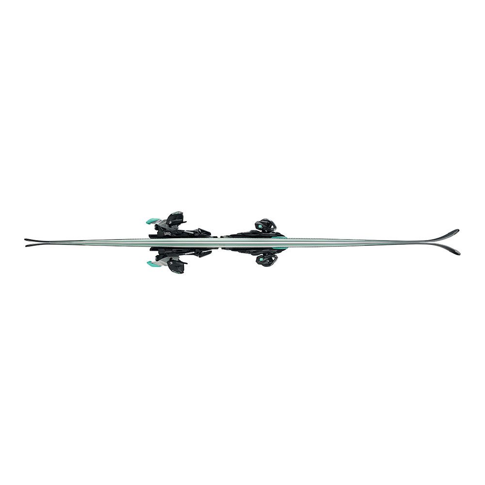 Nordica BELLE DC 72 - Skis all mountain + Fixatons TP2 LIGHT 11 FDT90 black/teal Femme black/teal/tbd