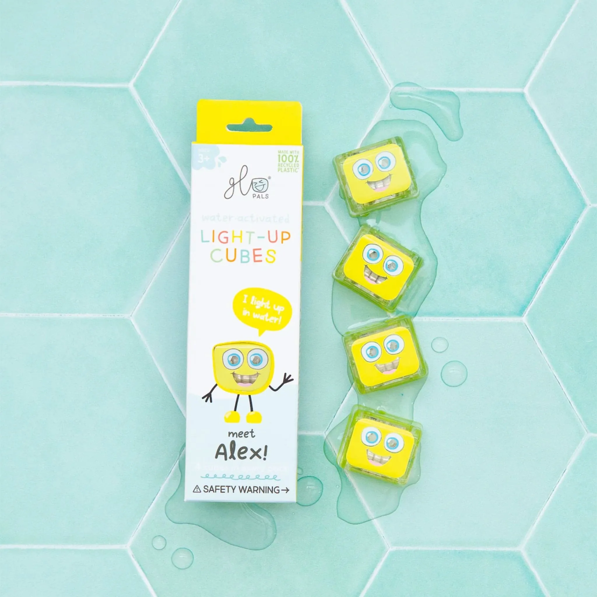 Glo Pals Cubes Lumineux pour le Bain - Alex