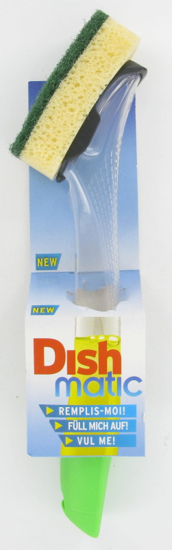 Dishmatic Dishmatic Schuurspons + Dispenser 1 stuk