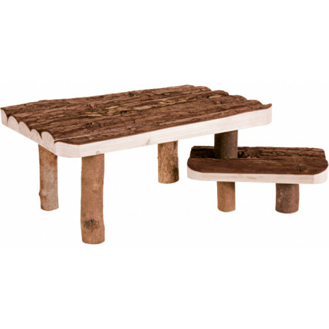 Abri en bois avec plateforme pour rongeurs Natural Living Trixie
