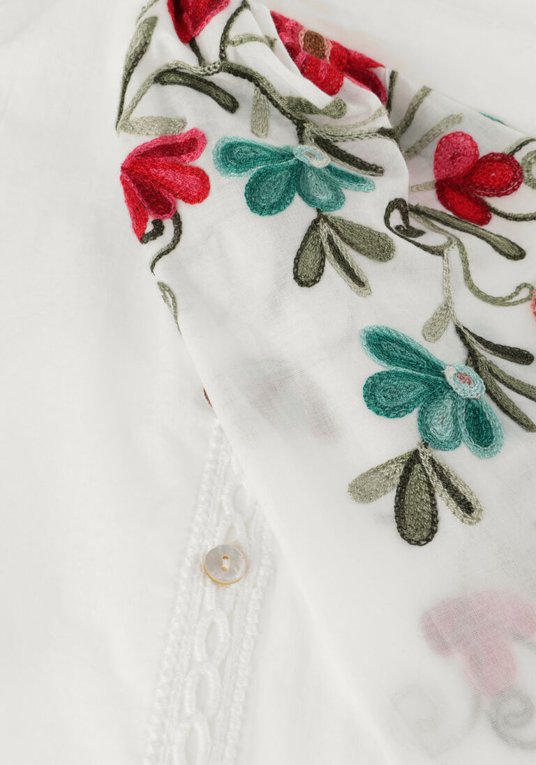 NUKUS gebroken wit nukus blouse brenda blouse embroidery