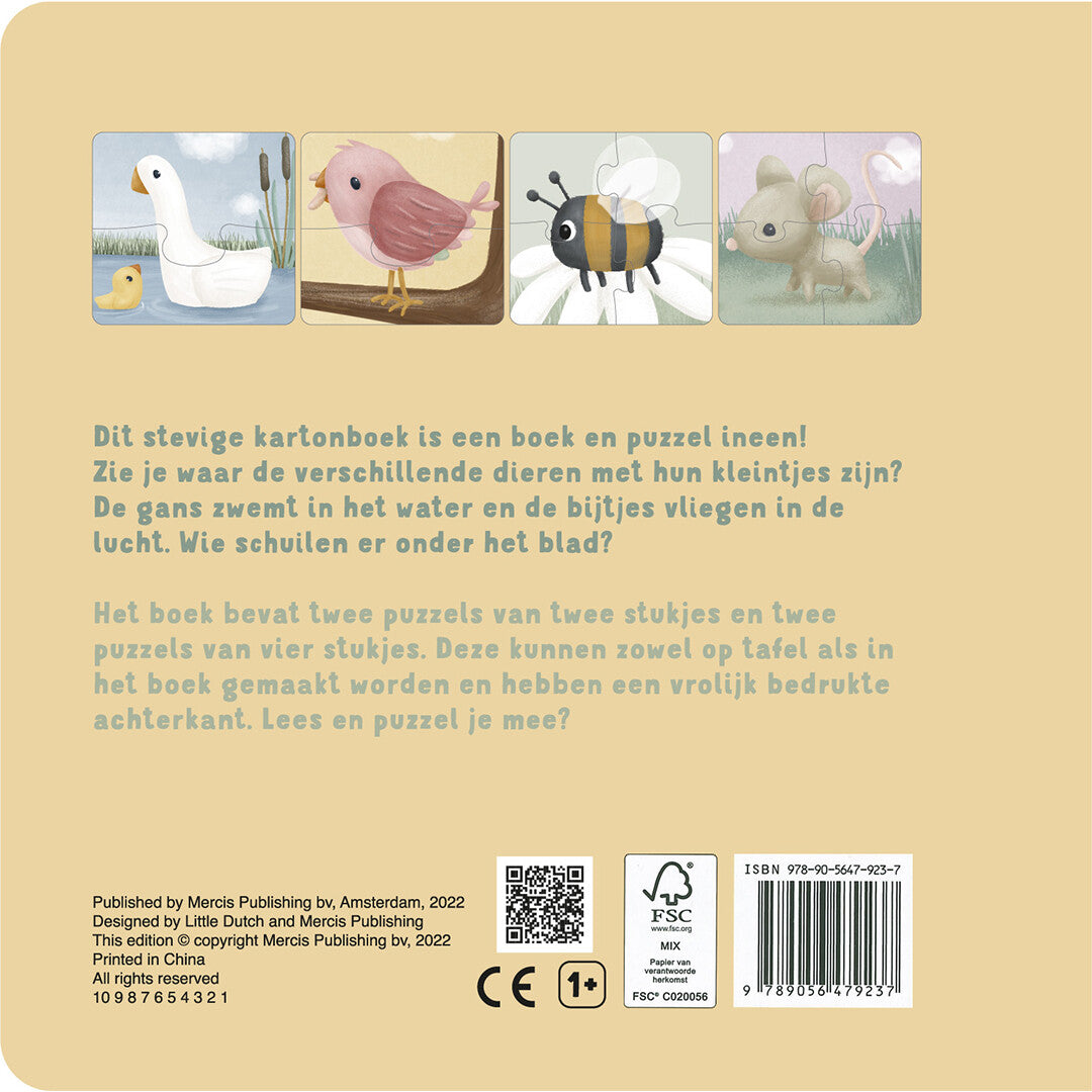 Little dutch mijn dieren puzzelboek